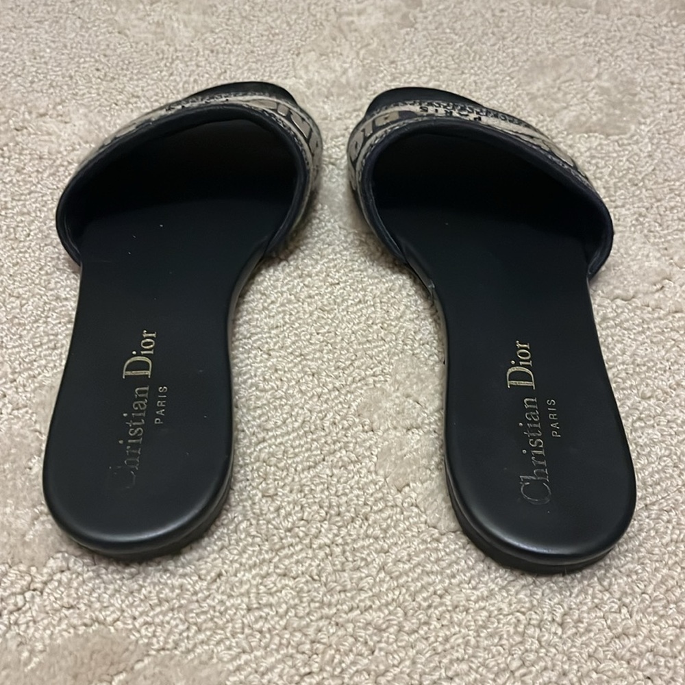Christian Dior Navy Slides - Picture 4 of 4
